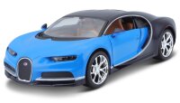 Maisto Bugatti Chiron 1/24 Modellauto blau detailgetreu...