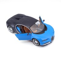 Maisto Bugatti Chiron 1/24 Scale Model Car Blue Licensed Detailed