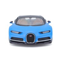 Maisto Bugatti Chiron 1/24 Scale Model Car Blue Licensed Detailed