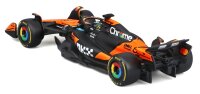 McLaren F1 MCL39 1/43 Oscar Piastri 2025 Bburago Modellauto in Plexiglas