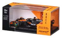 McLaren F1 MCL39 1/43 Oscar Piastri 2025 Bburago Modellauto in Plexiglas
