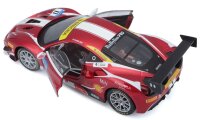 Ferrari Racing 488 Challenge 1/24 rot detailgetreues Modellauto aus Zinkguss