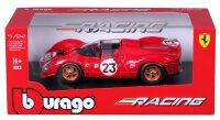 Ferrari Racing 330 P4 Daytona 1/24 rot detailgetreues Modellauto aus Zinkguss
