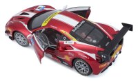 Ferrari 488 Challenge Bausatz 1/24 rot von Bburago - Detailgetreues Modell