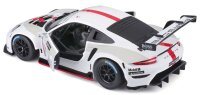 Porsche 911 RSR GT 1:24 Modellauto Weiss mit Öffnenden Türen und Steuer