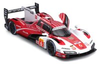 Porsche 963 1:24 Model Car Red/White with Opening Doors and Steering