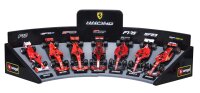 F1 7er-Set Displaykurve Ferrari 1/43 mit 7 Formel 1-Autos...