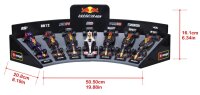 F1 7er-Set Displaykurve Red Bull Racing 1:43 mit 7 Modellen von 2013 bis 2024