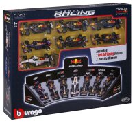 F1 7er-Set Displaykurve Red Bull Racing 1:43 mit 7 Modellen von 2013 bis 2024