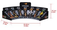 F1 7-Piece McLaren Display Curve 1:43 with 7 Formula 1...