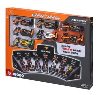 F1 7er-Set McLaren Displaykurve 1:43 mit 7 Formel 1-Autos 2022-2024