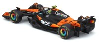 McLaren F1 MCL39 1/43 Lando Norris 2025 Bburago Modell in Plexiglas