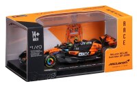 McLaren F1 MCL39 1/43 Lando Norris 2025 Bburago Modell in Plexiglas