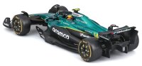 Aston Martin F1 AMR25 1/43 Alonso 2025 Bburago Modell mit Gravurschild
