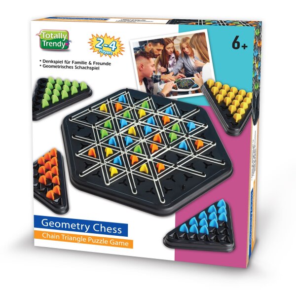 Trendy Geometry Chess - Strategisches Schach Puzzle für kreative Köpfe