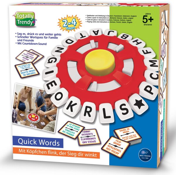 Trendy Quick Words - Rasantes Wörterspiel für die ganze Familie