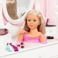 Charlene Super Magic Nails Schmink- und Frisierkopf mit 180 Fingernägeln