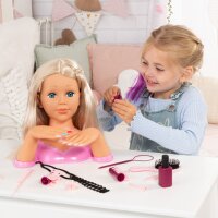 Charlene Super Magic Nails Schmink- und Frisierkopf mit 180 Fingernägeln