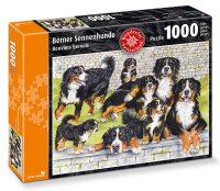 Puzzle 1000 Teile Berner Sennenhunde 70x50cm von Carta Media