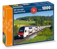 Puzzle 1000 Teile SBB Interregio Doppelstockzug 70x50cm...