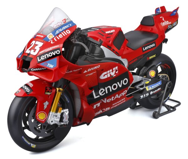MotoGP 1:6 Ducati Lenovo #23 Bastianini 2024 Modell aus Metall und Kunststoff