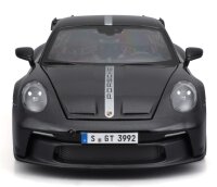 Porsche 911 GT3 2022 1/18 Black Model Car by Maisto Licensed and Detailed