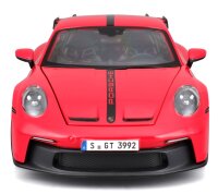 Porsche 911 GT3 2022 1/18 Red Model Car by Maisto Licensed Detail