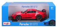 Porsche 911 GT3 2022 1/18 Red Model Car by Maisto Licensed Detail