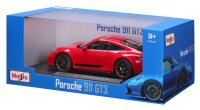 Porsche 911 GT3 2022 1/18 Red Model Car by Maisto Licensed Detail