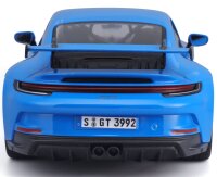 Porsche 911 GT3 2022 1/18 Modellauto blau von Maisto...