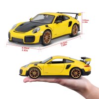 Porsche 911 GT2 RS 1/24 Scale Model Car Yellow by Maisto...