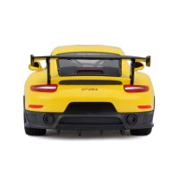 Porsche 911 GT2 RS 1/24 Scale Model Car Yellow by Maisto Licensed and Detailed