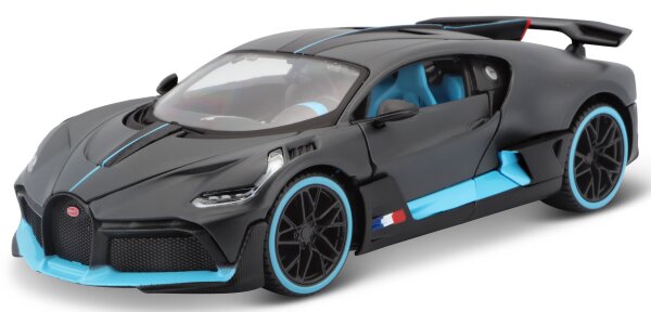 Bugatti Divo 1/24 grau Modellauto von Maisto detailgetreu lizenziert