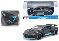 Bugatti Divo 1/24 grau Modellauto von Maisto detailgetreu lizenziert
