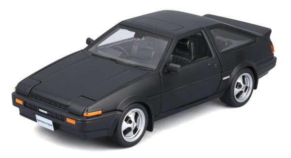 Toyota Sprinter Trueno AE86 1/24 schwarz detailgetreues Modellauto von Maisto