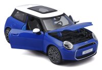 Mini Cooper SE 2024 1/24 Modellauto blau von Maisto detailgetreu lizenziert