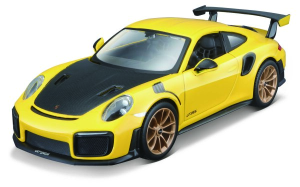 Porsche 911 GT2 RS 1/24 Bausatz gelb mit 2 Felgensätzen und Schraubenzieher