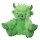 Fluffy Green Highland Cow 25cm Plush Toy for Little Animal Fans
