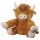 Flauschige Hochlandkuh 25cm braun - Kuscheltier für kleine Tierfans