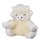 Fluffy Highland Cow 25cm Beige Plush Toy for Little Animal Fans