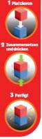 FidlBitz Starter Set 160 Colorful Construction Blocks for Creative Hours