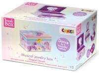 Schmuckkästchen Musikdose Einhorn von CRAZE - Melodie und drehende Figur