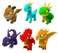 INKEE Surprise Badebombe Dragons Box mit Cola-Orange Duft und Sammelfiguren