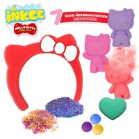 INKEE Überraschungsbox mit Hello Kitty für ein buntes Badevergnügen