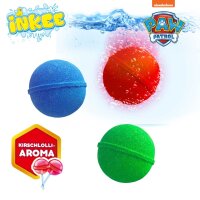 Inkee Badekugeln 3er Pack Paw Patrol mit Kirschlolli Duft und Farben
