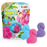 Inkee Flamingo Badebomben Multipack 3 Stück mit...