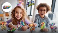 Create N Colour MIX 6-fach Set - Magische Holzfiguren zum Gestalten und Malen