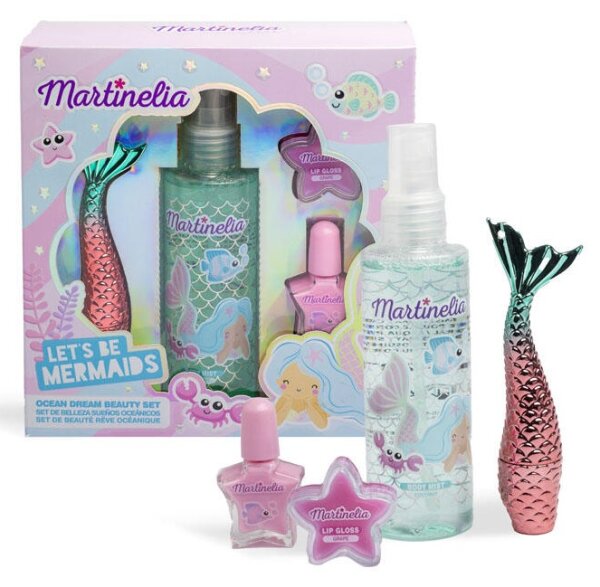 Lets Be Mermaids Set mit Körpermilch, Lipgloss und Nagellack 85ml
