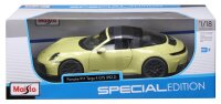 Porsche 911 Targa 4 GTS 1/18 Scale Model Car Yellow by Maisto