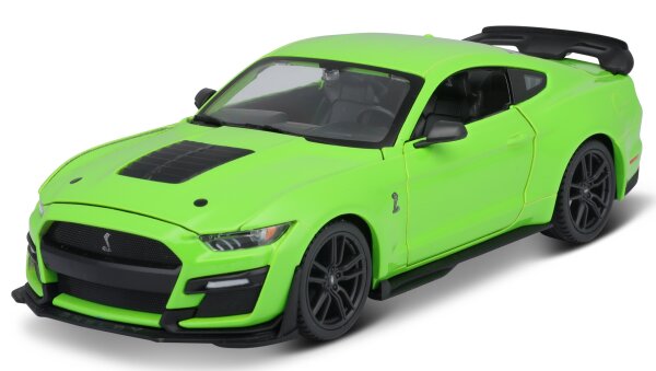 Ford Mustang Shelby GT500 2020 1/24 Model Car Green by Maisto Licensed